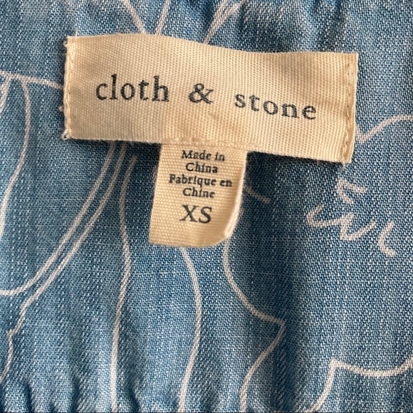 Cloth & Stone Chambray Romper - Picture 3 of 7